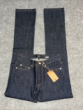 A.P.C. New Cure Jeans in Indigo Wash Straight Leg